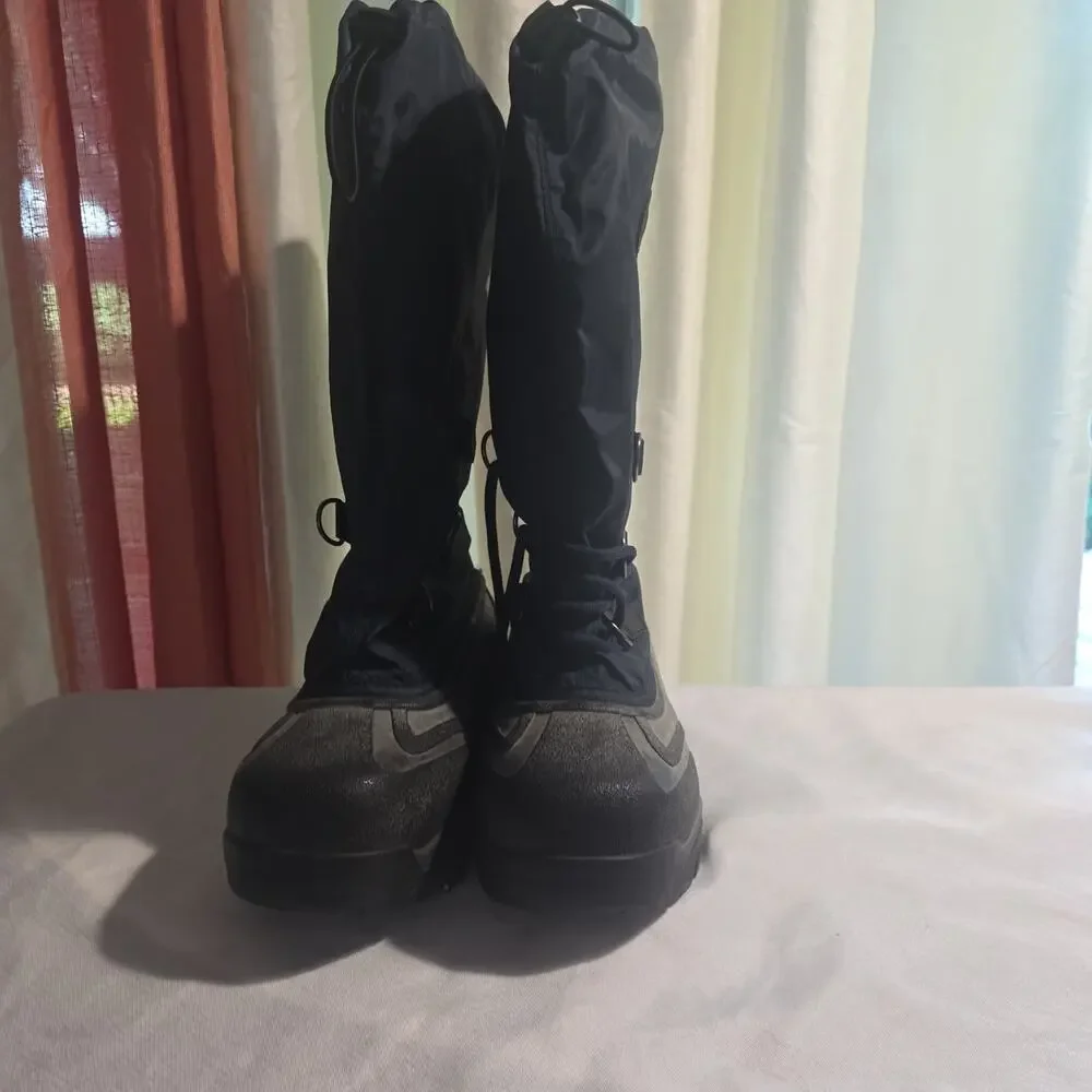 Sorel Women's Snowlion 2 Blue Nylon Removable Liner Winter Snow Boots Size 7